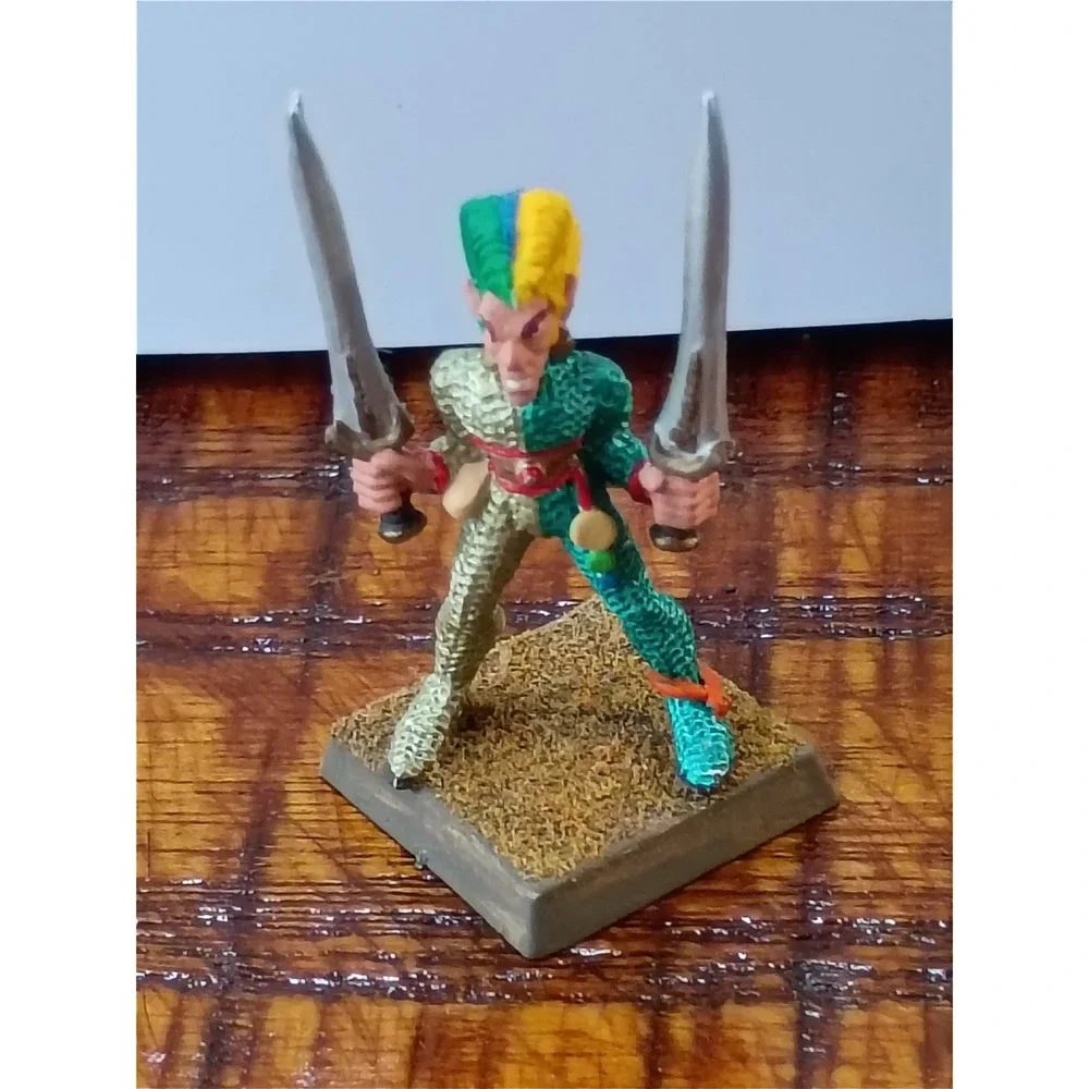 Vintage 1984 Citadel Miniatures Harlequin Trouper Metal Warhammer‎ Figure GW